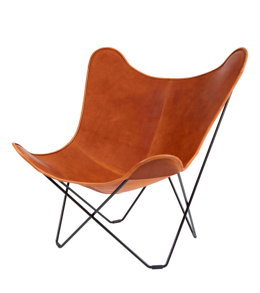 CUERO クエロ BKF BUTTERFLY CHAIR MARIPOSA ビーケーエフチェア バタフライチェア マリポサ ブラウン 北欧 レザー パーソナルチェア