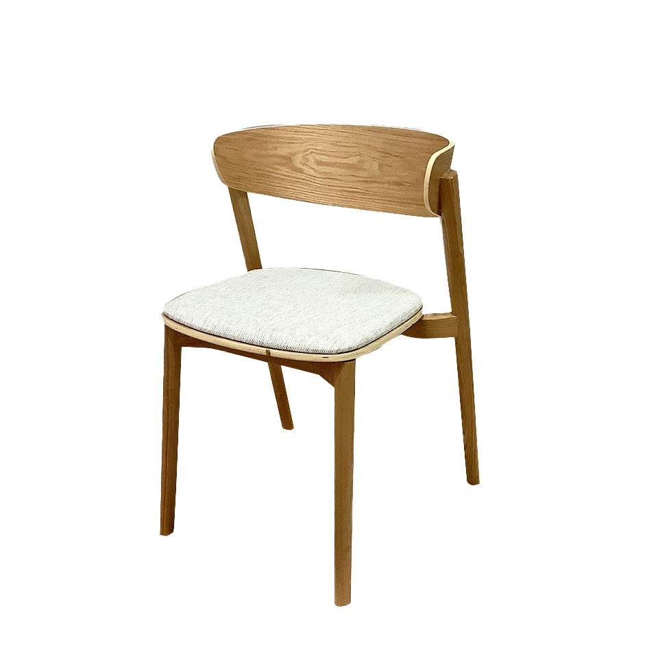 チェアWD-S263A【送料無料】ナチュラル/グレー