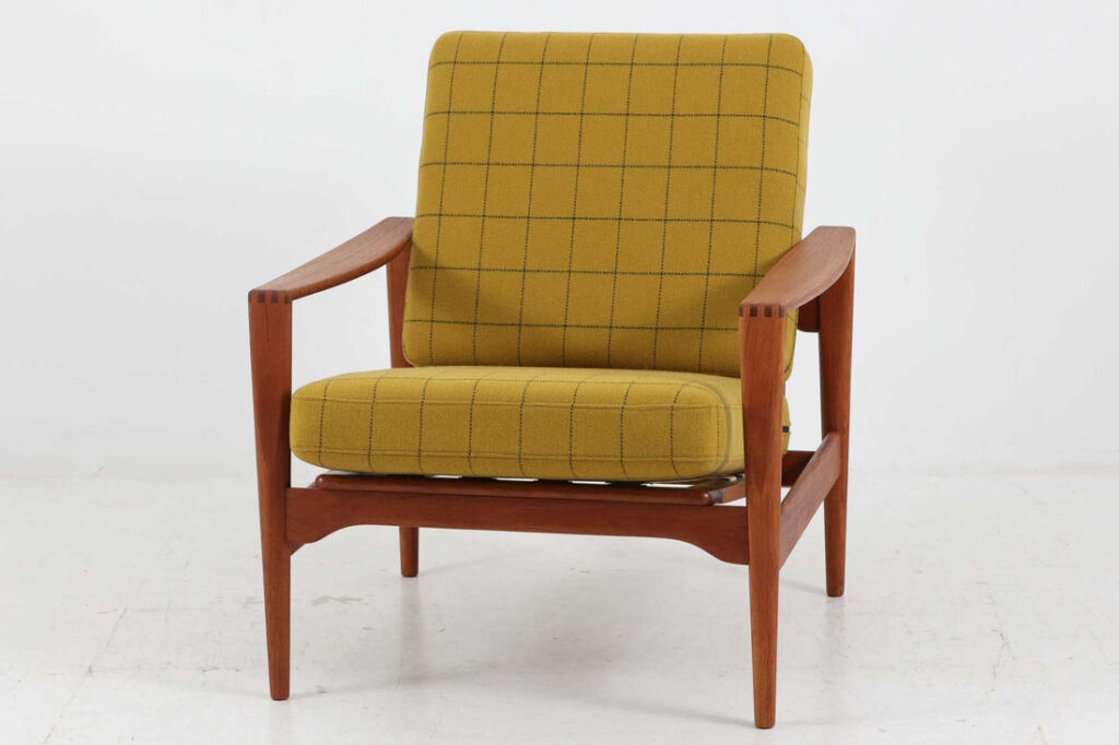 Niels Kofoed(ニールス・コフォード)　シングルソファ　チーク材　北欧家具ビンテージ