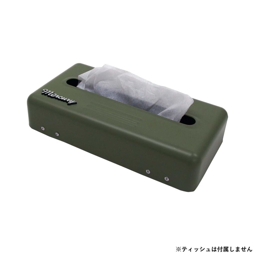 【送料無料】 MCR ブリキ2WAYティッシュボックス オリーブ ME010924