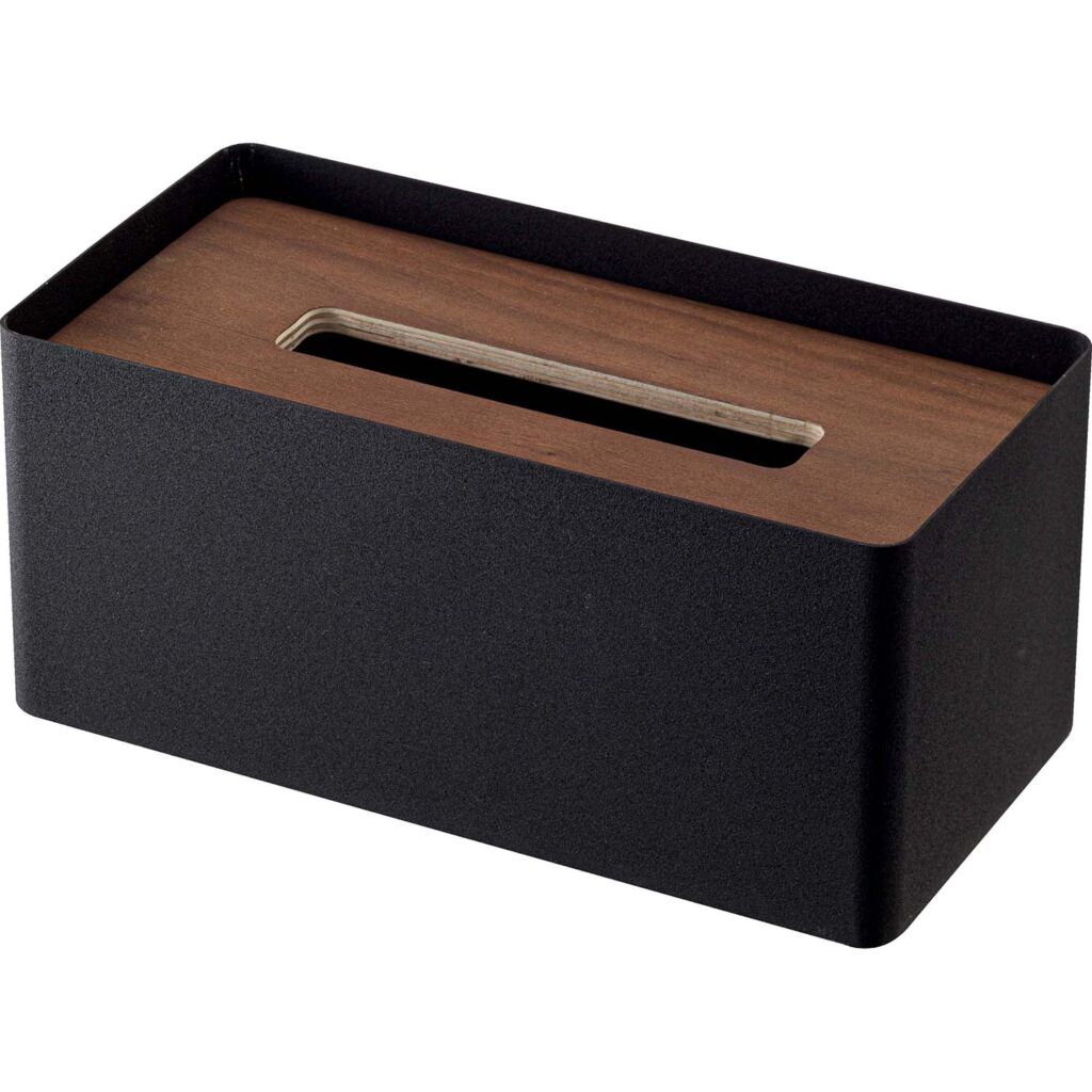 厚型対応蓋付きティッシュケース リンタワー tower 山崎実業 雑貨 インテリア インテリア雑貨 家具 シンプル おしゃれ クール 山崎実業シリーズ 高級感 高級 ブランド 省スペース 収納 コンパクト