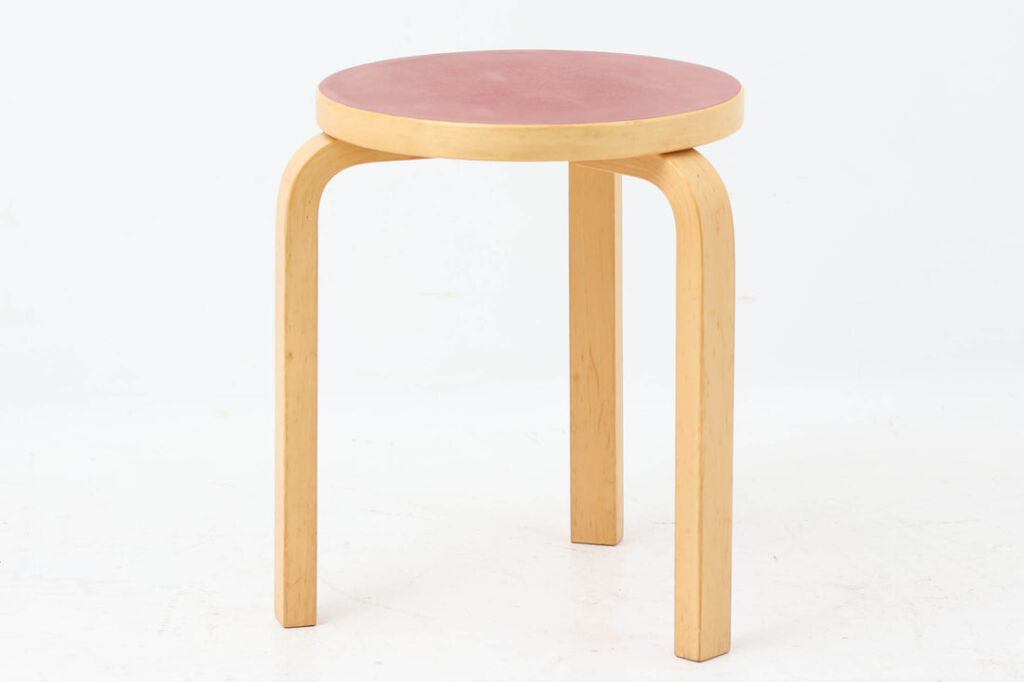 Alvar Aalto(アルヴァ・アアルト)　スツール　リノリウム　北欧家具ビンテージ/DK17672