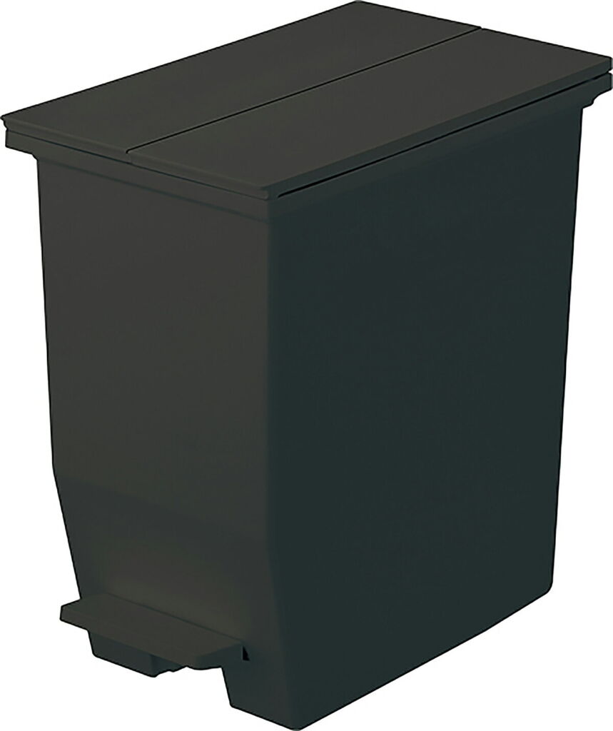 東谷 ダストボックス SOLOW ペダルオープンツイン20L W22×D36×H38 ブラック RSD-76BK 4971881177432 ゴミ箱 ダストボックス フタ付き 棚 下 分別 オープンペダル 菌に強い 袋止め 抗菌と防汚のダブル加工 20リットル コンパクト 黒 シンプル おしゃれ ポリプロピレン