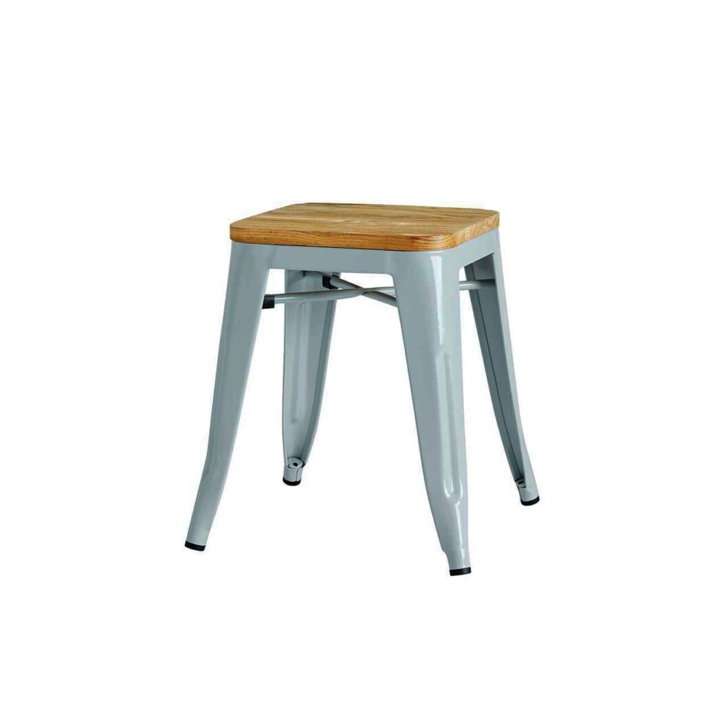 【同色２脚セット】スツールT3503-18M【送料無料】グレー