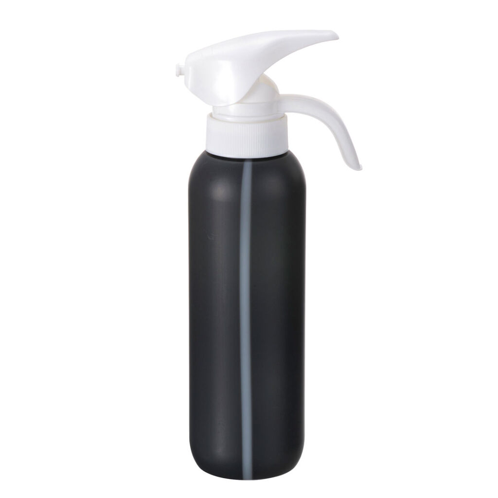 hover(ホバー) マグネット液体洗剤ボトル 500ml ダークグレー【詰め替えボトル 洗濯洗剤 柔軟剤 ワンプッシュ 片手で出せる】