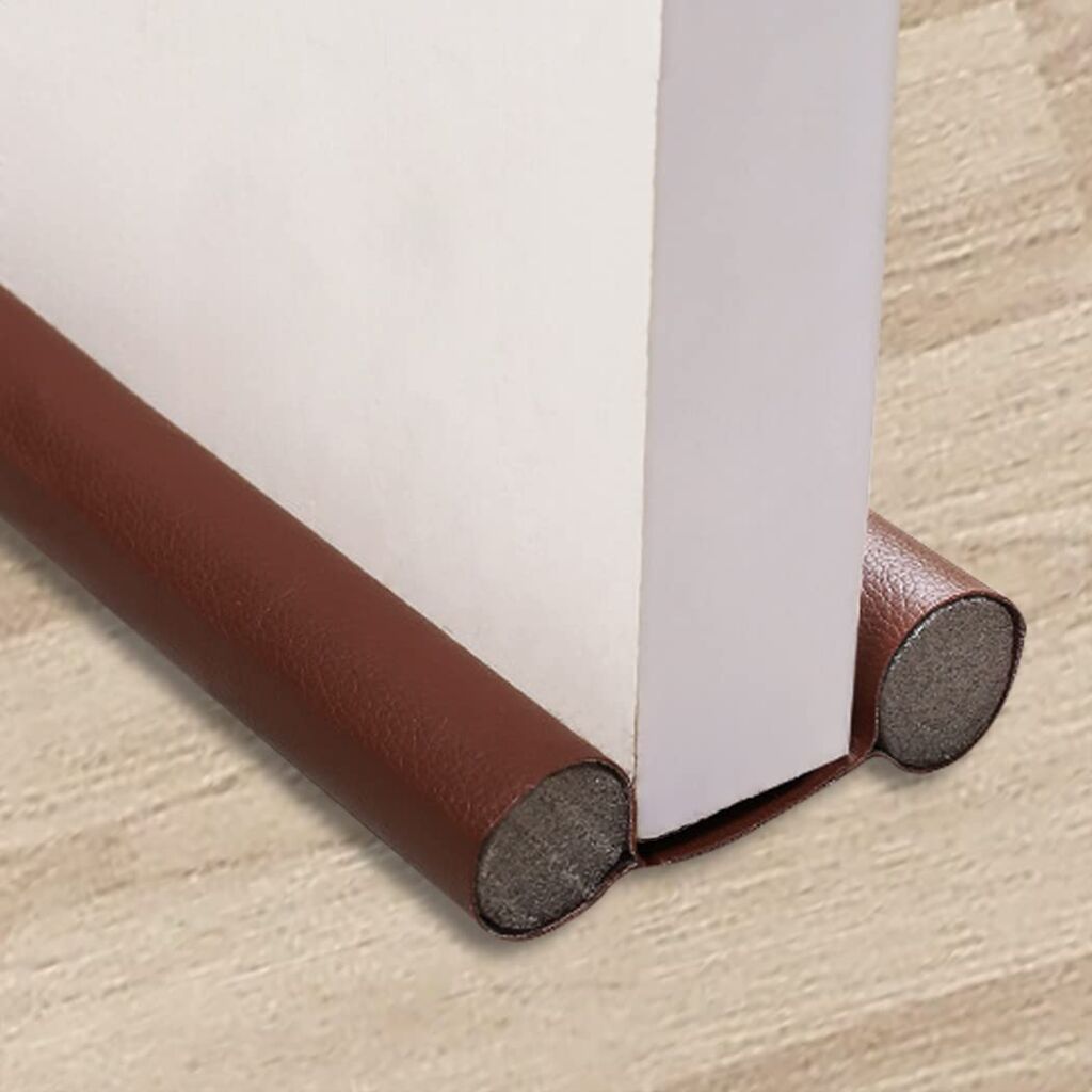 AmzBarley ドアドラフトストッパー 隙間風ストッパー ドア 『長さ約96cm』 隙間風防止 ドア 隙間ガード ドアスイープ ドア下部シールストリップ すきま風防止 ドア下 隙間 ふさぎ 隙間テープ ドア クッション 冷暖房効率アップ 省エネ 騒音軽減 ホコリ侵入防止 夏涼しく