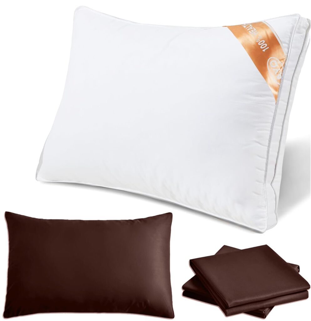 枕 カバー2枚贈 まくら ホテル仕様 高反発枕 快眠 丸洗い可能 立体構造 母の日/父の日/誕生日のプレゼント (63*43*20CM ホワイト)
