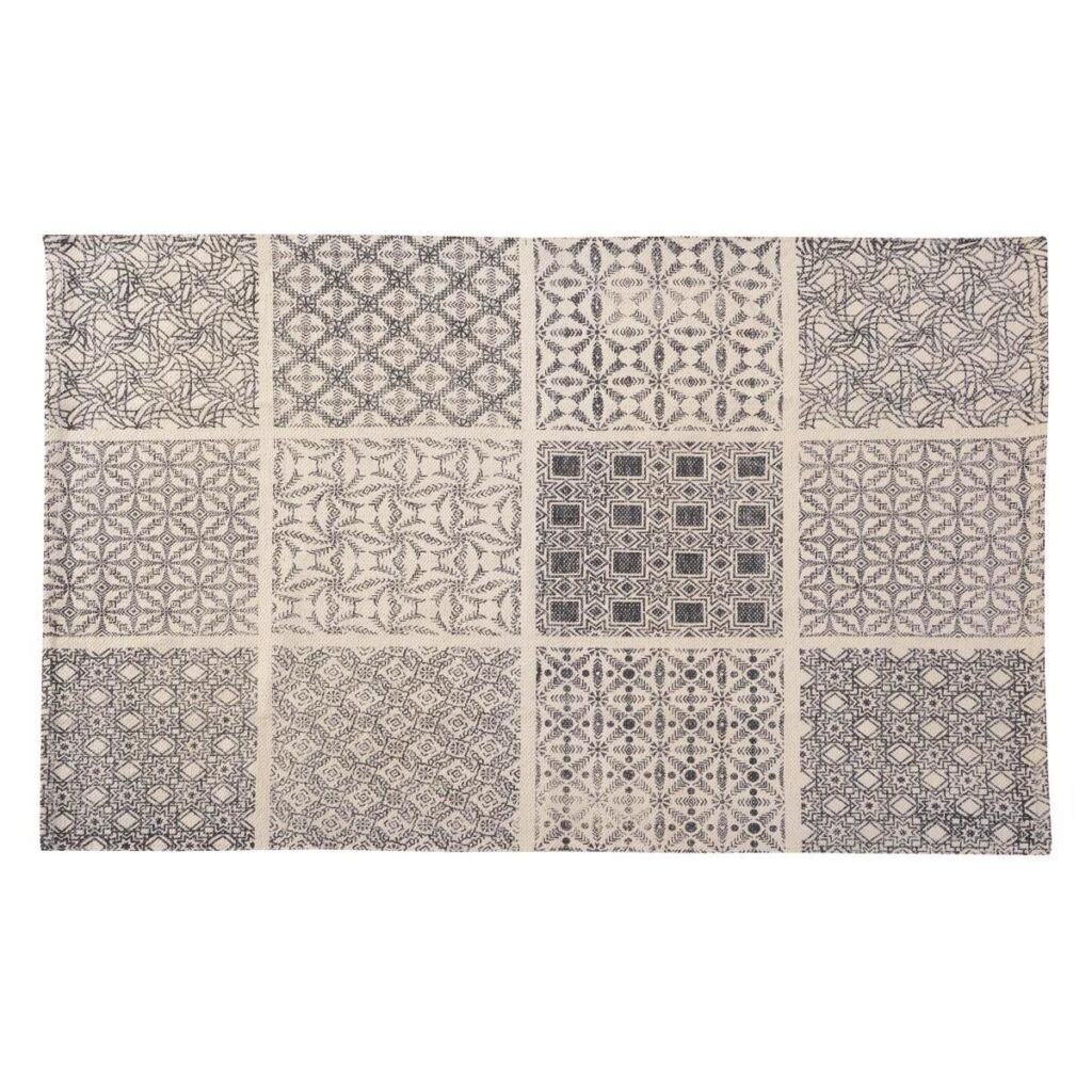 【I】東谷 Azumaya ラグ ブラック TTR-145BK 新生活 おしゃれ 模様替え 映え【代引不可/北海道・沖縄・離島不可】