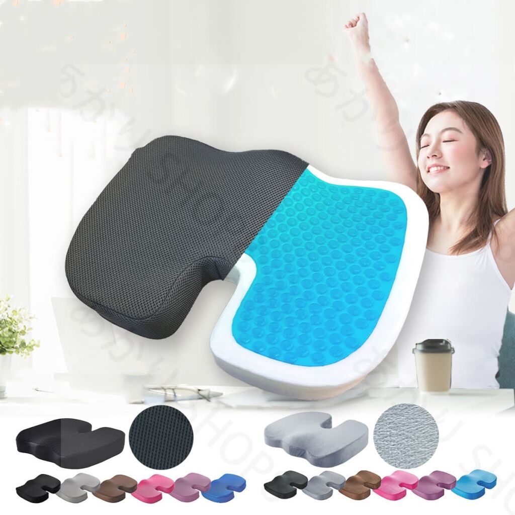 送料無料椅子 クッション 低反発 テレワーク 低反発クッション 座布団 腰 ゲルクッション ジェルクッション イス用クッション 椅子用座布団 骨盤クッション 椅子用 骨盤矯正 姿勢矯正 座椅子 お尻 チェアクッション オフィスワーク
