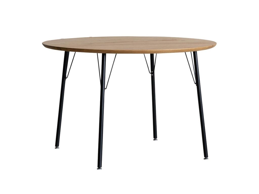 MEATH DINING TABLE / ミース ダイニングテーブルラウンド天板（直径120cm）  No.5脚（アイアン脚）