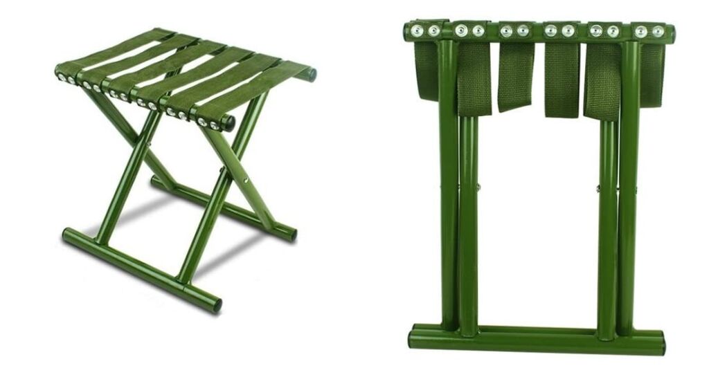 キャンプチェア アウトドアチェア 折りたたみチェア フィッシング アーミーグリーン