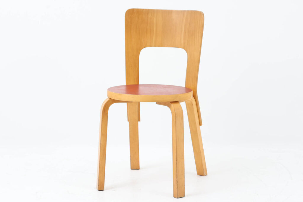 Alvar Aalto(アルヴァ・アアルト)　No.66　チェア　北欧家具ビンテージ/DK16141