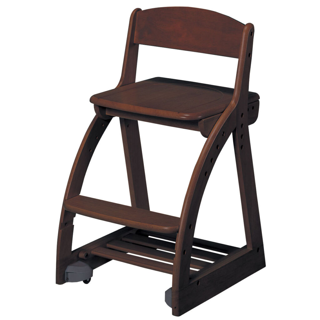 コイズミ フォーステップ 木製チェア 座面天然木 CDC-765WT