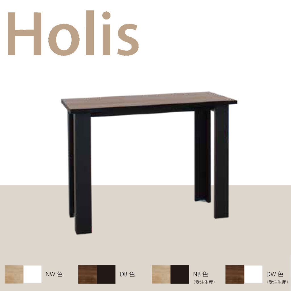 valvanne バルバーニ Holis ホリス デスク DD-H900 幅90cm 奥行45cm 高さ72 書斎 在宅 机 PCデスク パソコンデスク コンパクト サブデスク 4色対応 国産 日本製