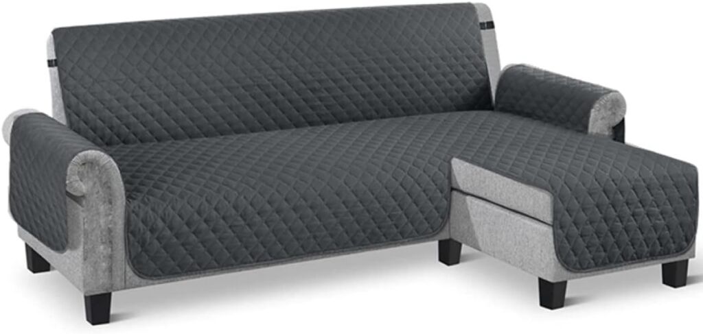 マルチカバー 北欧風 ソファカバー 大きい ソファーかばー L字 ダークグレー 軽量 おしゃれ ソファーシート コーナーカバー シンプル ほこり キズ汚れ防止 保護 カウチ L型 200*290cm