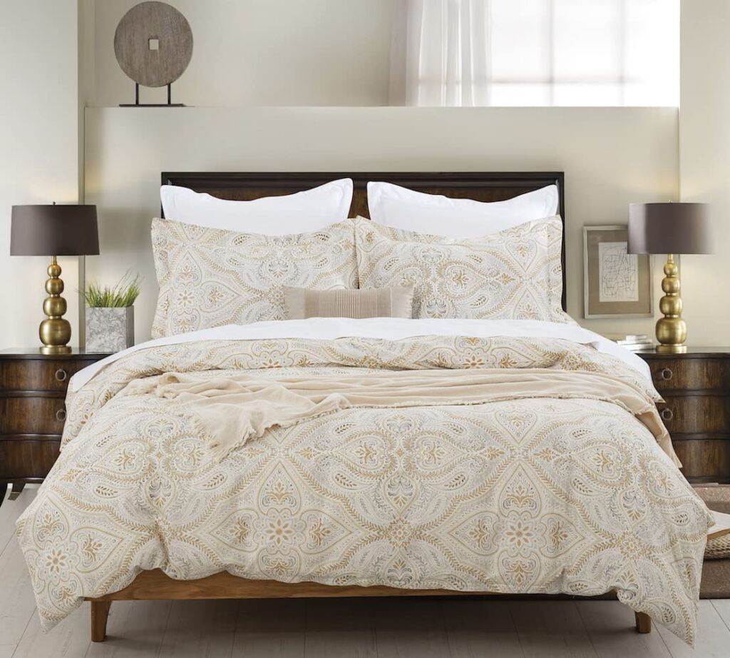 YOYOSTAR 掛ふとんカバー ワイドシングルロング 160x220cm 綿100% リバーシブル 掛けカバー エレガント おしゃれ 速乾 通気 単品売り 防ダニ