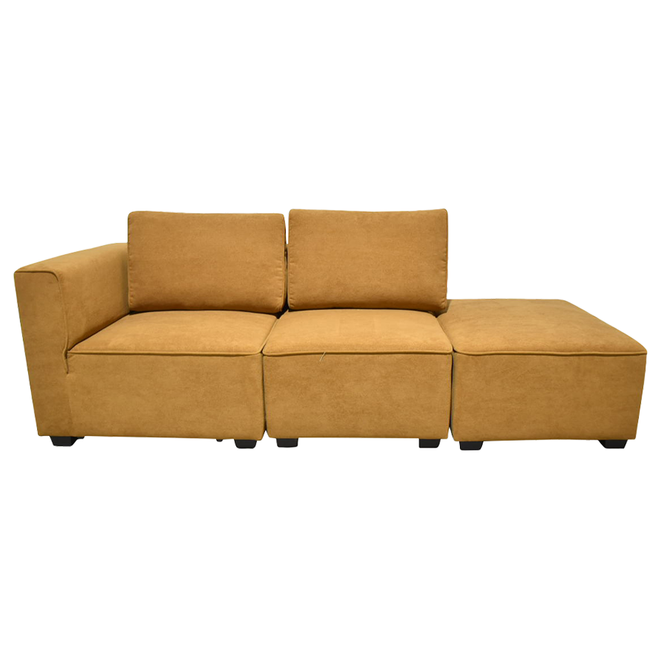 カウチソファS-8508【送料無料】キャメル