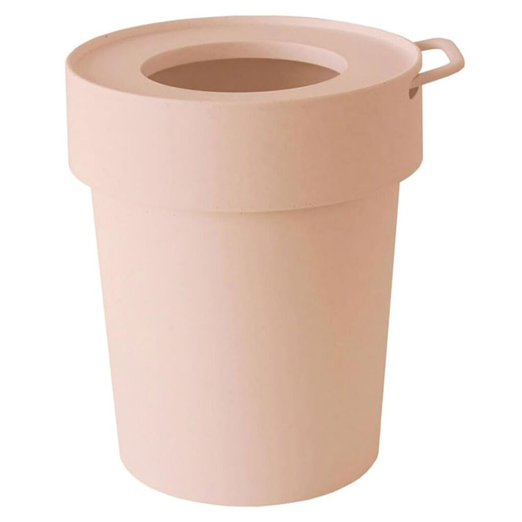 way-be TAPTRASH(タップトラッシュ) S 5L ピーチファズ 246749【くずかご 丸型 くず入れ ダストボックス 小さい】