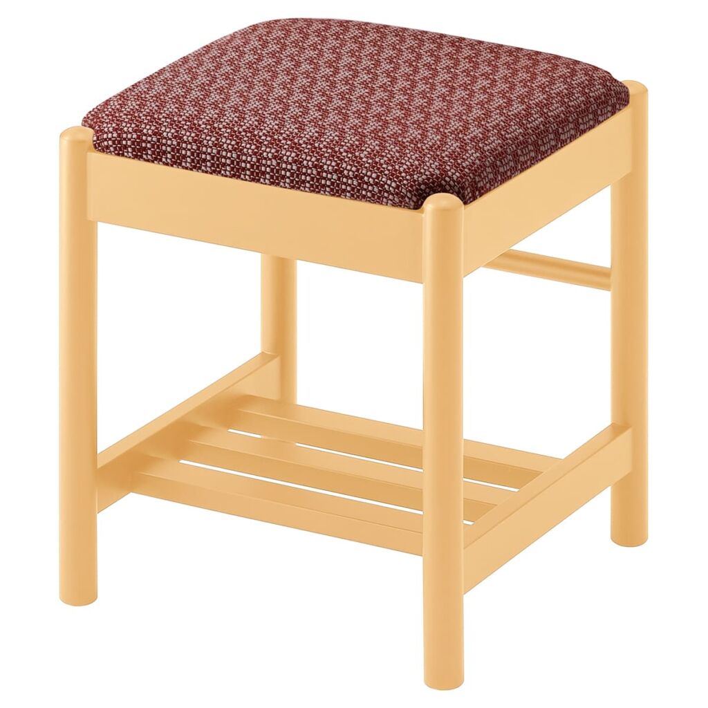 法人様限定 クレス 椅子 木製スツール カノトS 背無