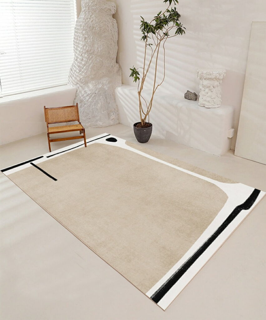 北欧風くすみ系デザインマット/カーペット/アイモハ(aimoha)