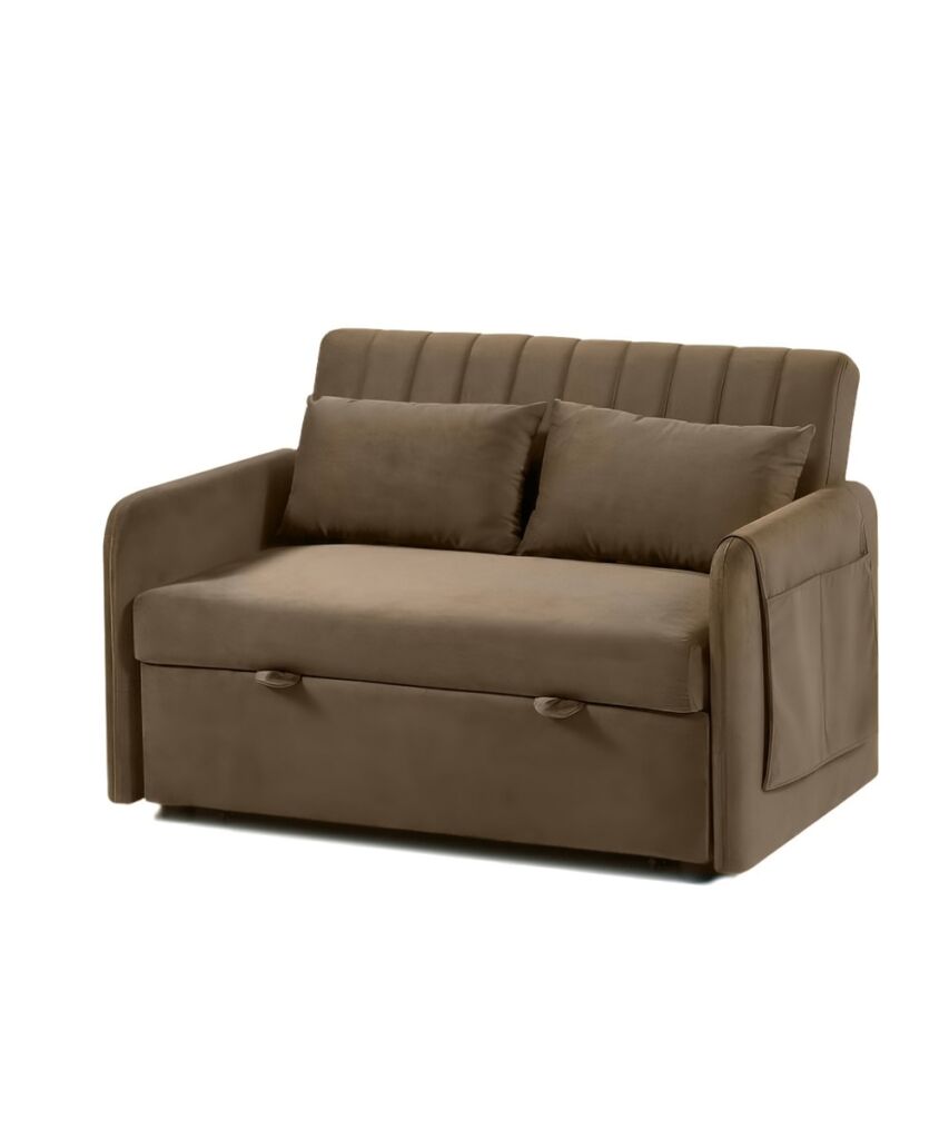 [2人掛け]ソファベッド｜3WAY フットレスト格納式 USB付き