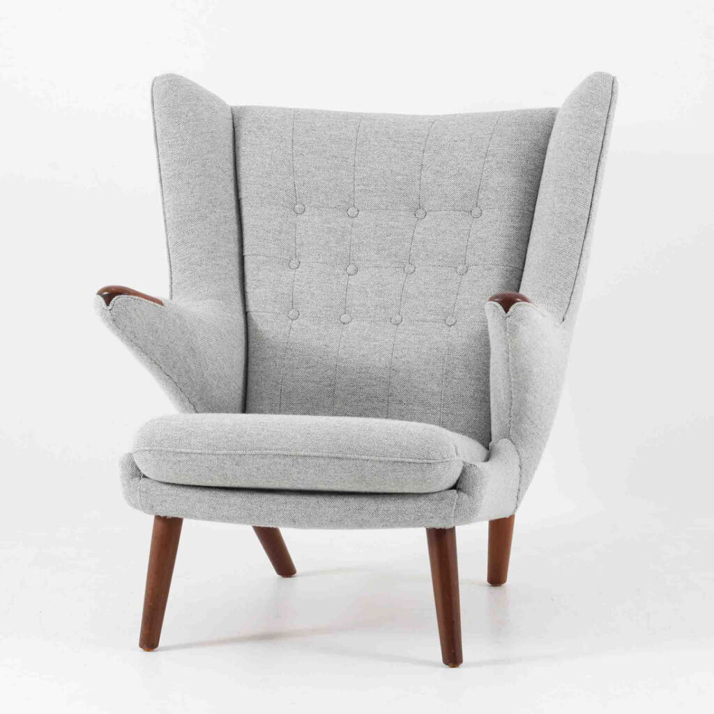 Hans J.Wegner シングルソファ ベアチェア AP-19 チーク AP Stolen ハンス・J・ウェグナー デンマーク製 北欧ビンテージ家具/DK18578