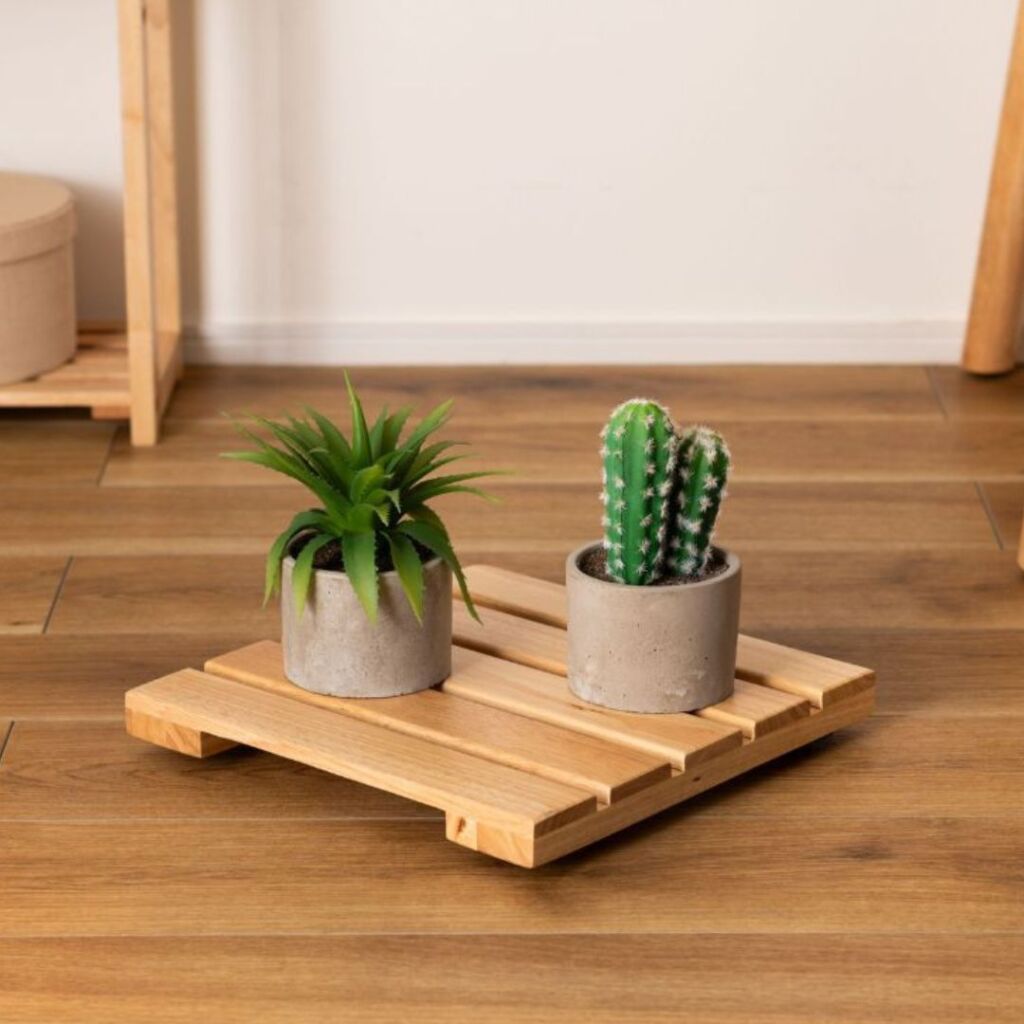 【メーカー直送】プランターベース キャスター付き 東谷家具 車輪 隠しキャスター 木製 天然木 北欧 ナチュラル おしゃれ 鉢置き 花台 鉢植え台 プランター台 四角形