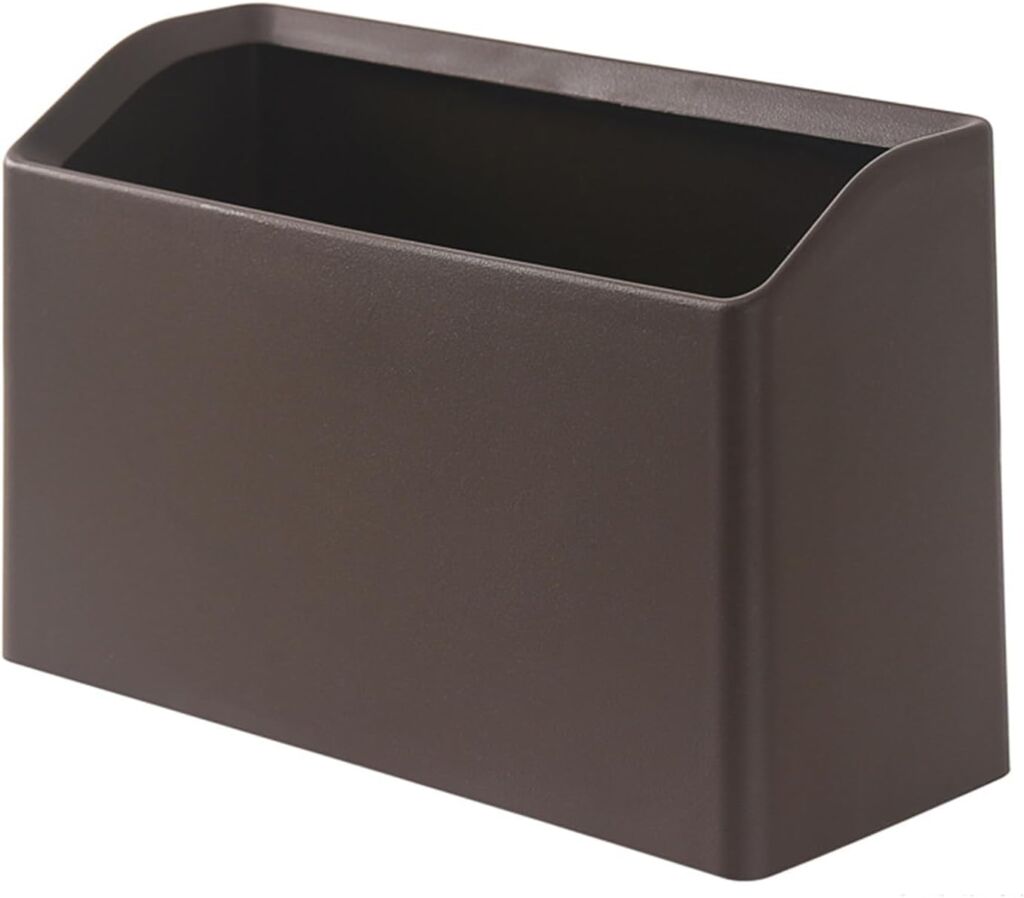 卓上ゴミ箱 小型 おしゃれ ダストボックス 小さい ミニ ゴミ箱 北欧 ゴミ入れ ゴミ袋 隠せる 寝室 オフィス くず入れ インテリア PP (ブラウン)