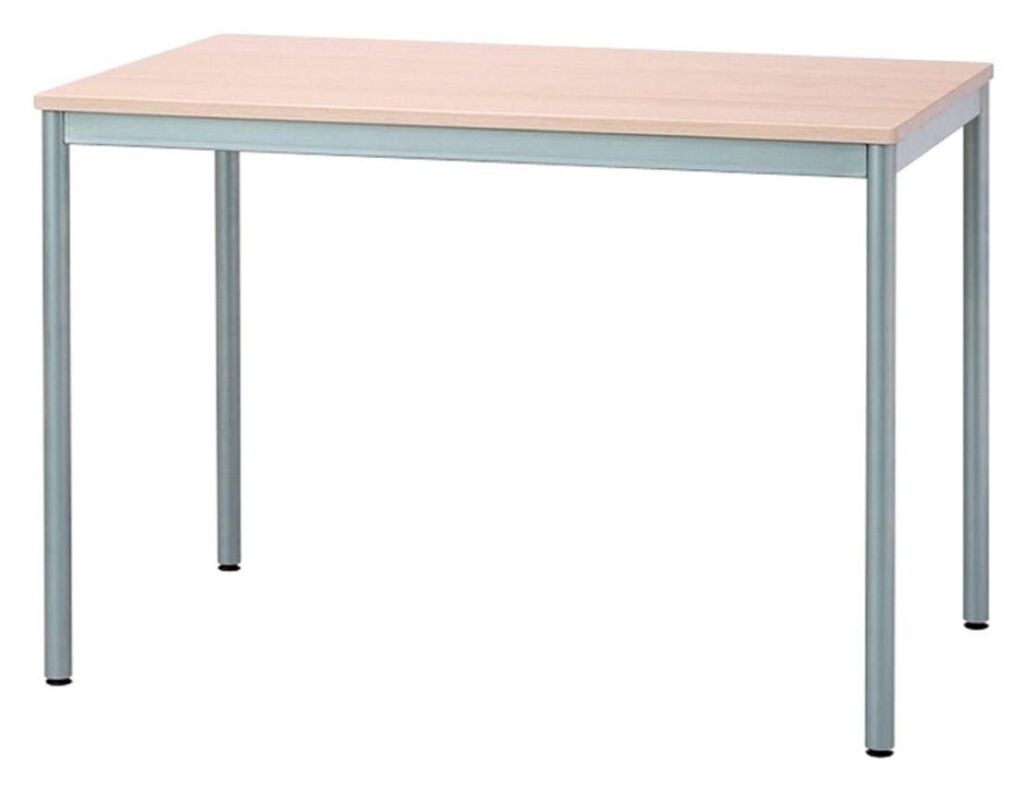 ナカバヤシ テーブル オフ ィスデスク 100x60cm ナチュラル木目 HEM-1060NM
