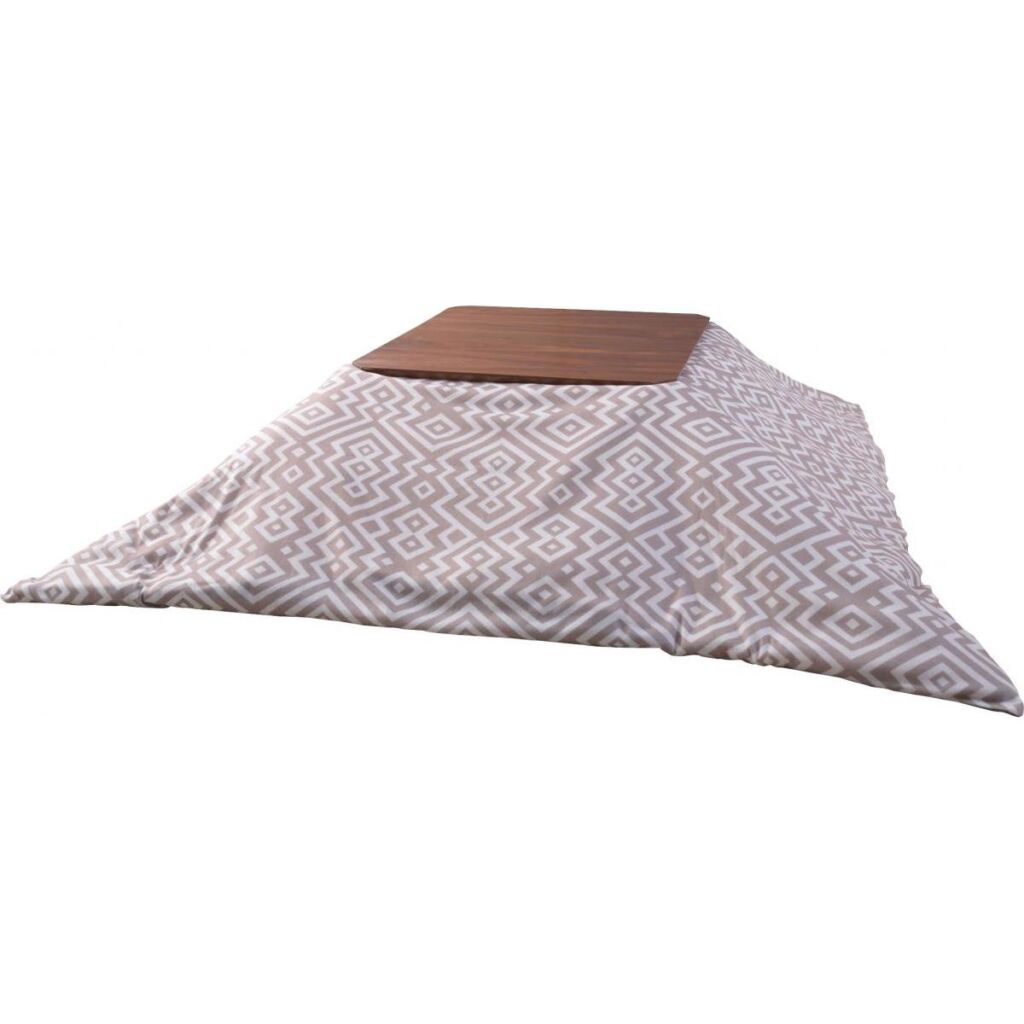 【I】東谷 Azumaya コタツ布団カバー 正方形 グレー KC-11GY 新生活 おしゃれ 模様替え 映え【代引不可/北海道・沖縄・離島不可】