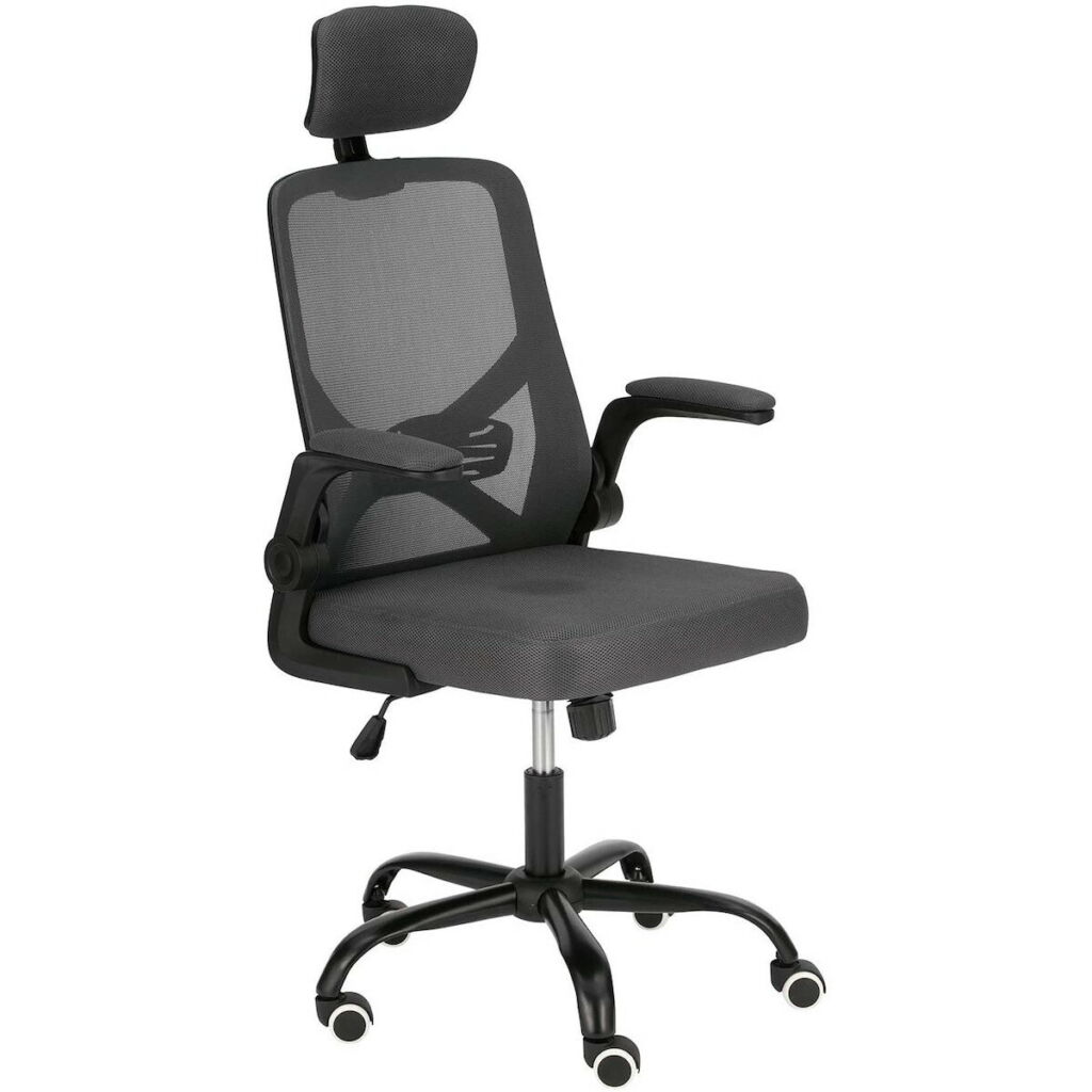 武田コーポレーション ワークデザインチェア A0-HO62DGRY ダークグレー/ブラック  デスク用/オフィス/ハイバック/キャスター付き