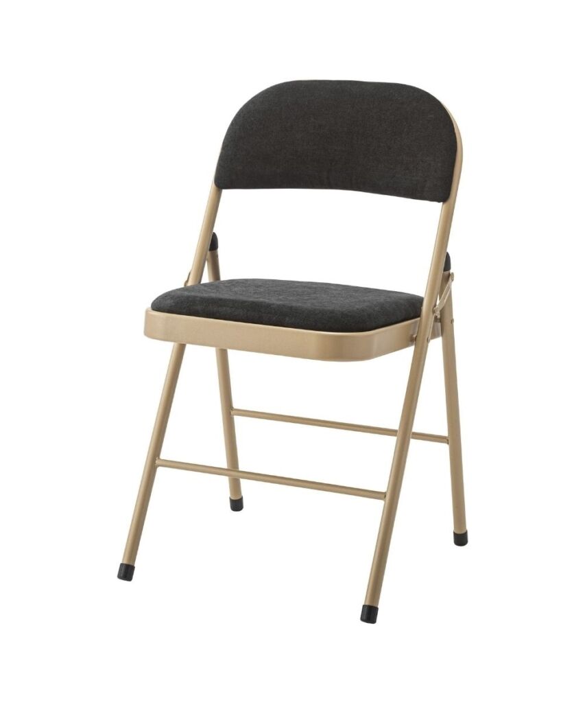 折りたたみパイプチェア｜レトロかわいい　ベロア調　選べる5色