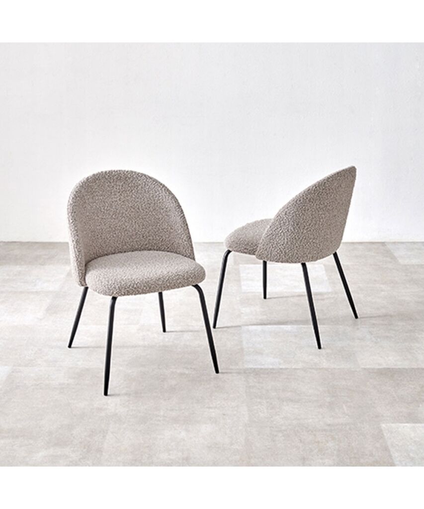 ブークレ ダイニングチェア｜2脚セット