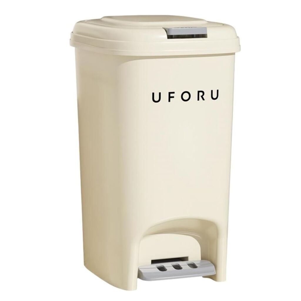 ゴミ箱 ふた付き 20L ダストボックス 角型 プッシュ ペダル式 ごみ箱 スリム おしゃれ 抗菌 消臭 密閉 音無し 部屋 キッチン リビングルーム トイレ 浴室 オフィス用 プラスチック