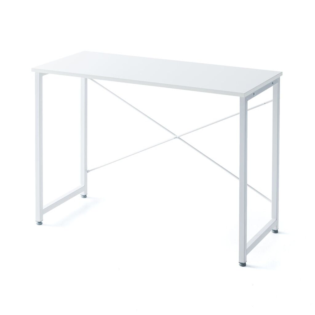 サンワダイレクト シンプルワークデスク 幅120×奥行45cm モニターアーム対応 組立簡単 パソコンデスク 机 PCデスク ヴィンテージ木目調