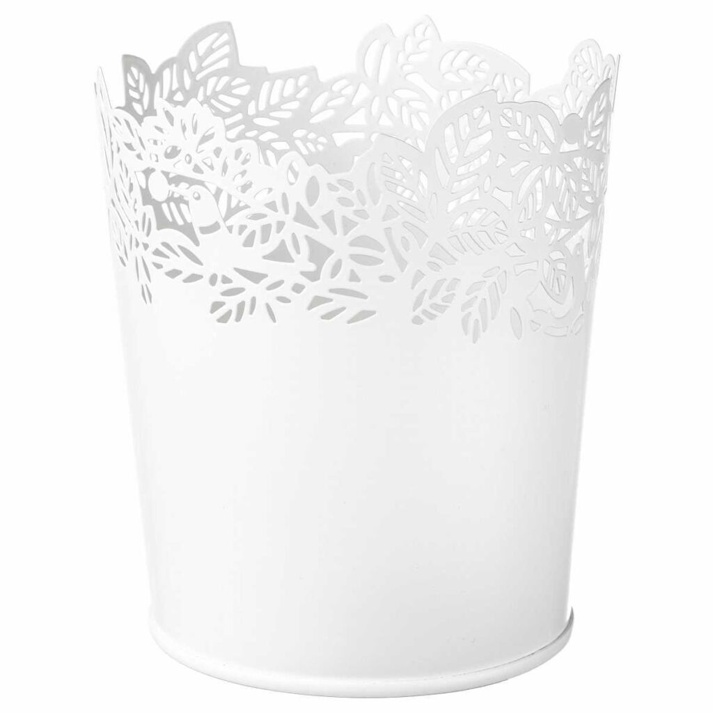 IKEA イケア鉢カバー 3号 9cm ホワイト 白 z70388738 プランター 植木鉢カバー SAMVERKA サムヴェルカ プランター 植木鉢カバー 花 ガーデン ガーデニング 植木鉢 プランターカバー おしゃれ シンプル 北欧