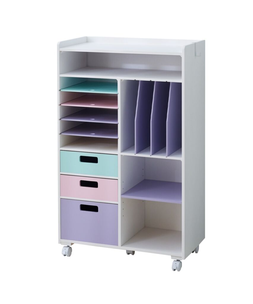 【日本製】お買得！！おまかせ収納ランドセルラック（ワイド）