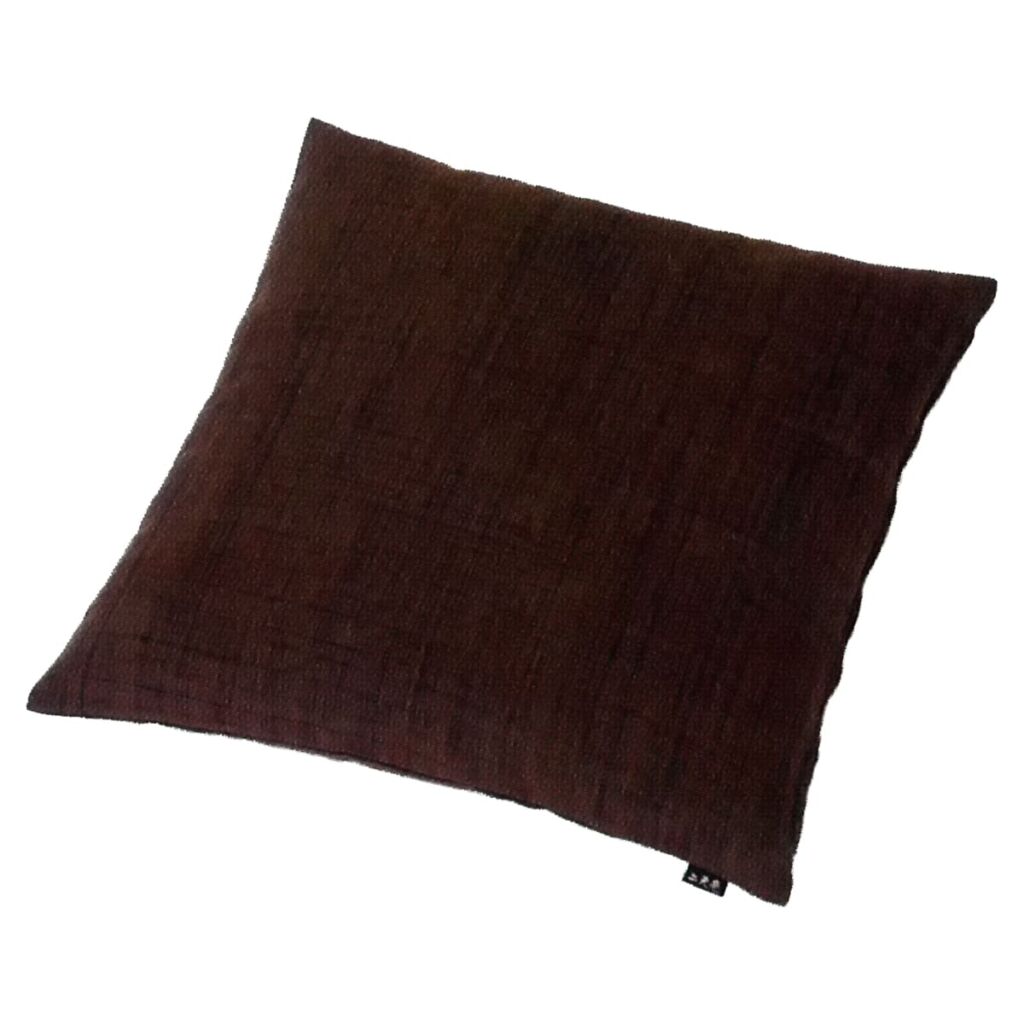 法人様限定 工夫庵 墨柿かさね染 無地 小座布団 45×45