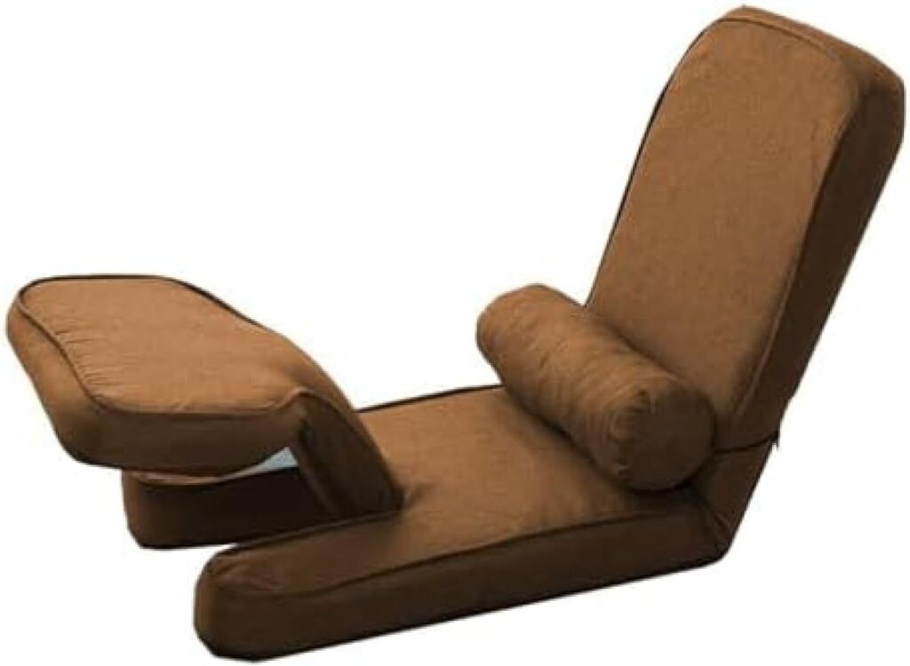 座椅子 腰が痛くならない 3way 多機能 リクライニング 脚置き付き 低反発 ロングタイプ 座椅子ソファー フロアチェア 脚なしの椅子 収納便利 コンパクトイス (コーヒー)