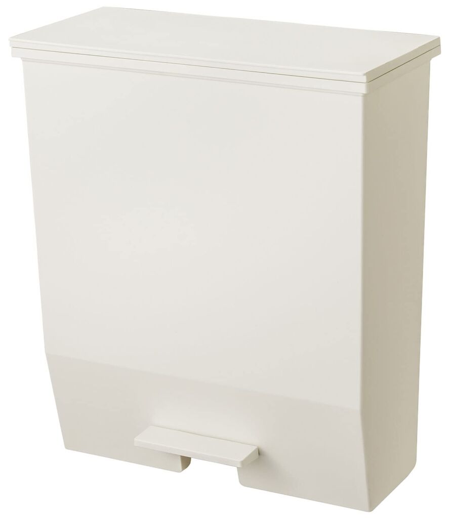 リス(RISU) ソロウ ゴミ箱 ふた付き 45L ホワイト ペダルオープン 両開き 抗菌 加工 日本製 おしゃれ キッチン 分別 ワイド キャ