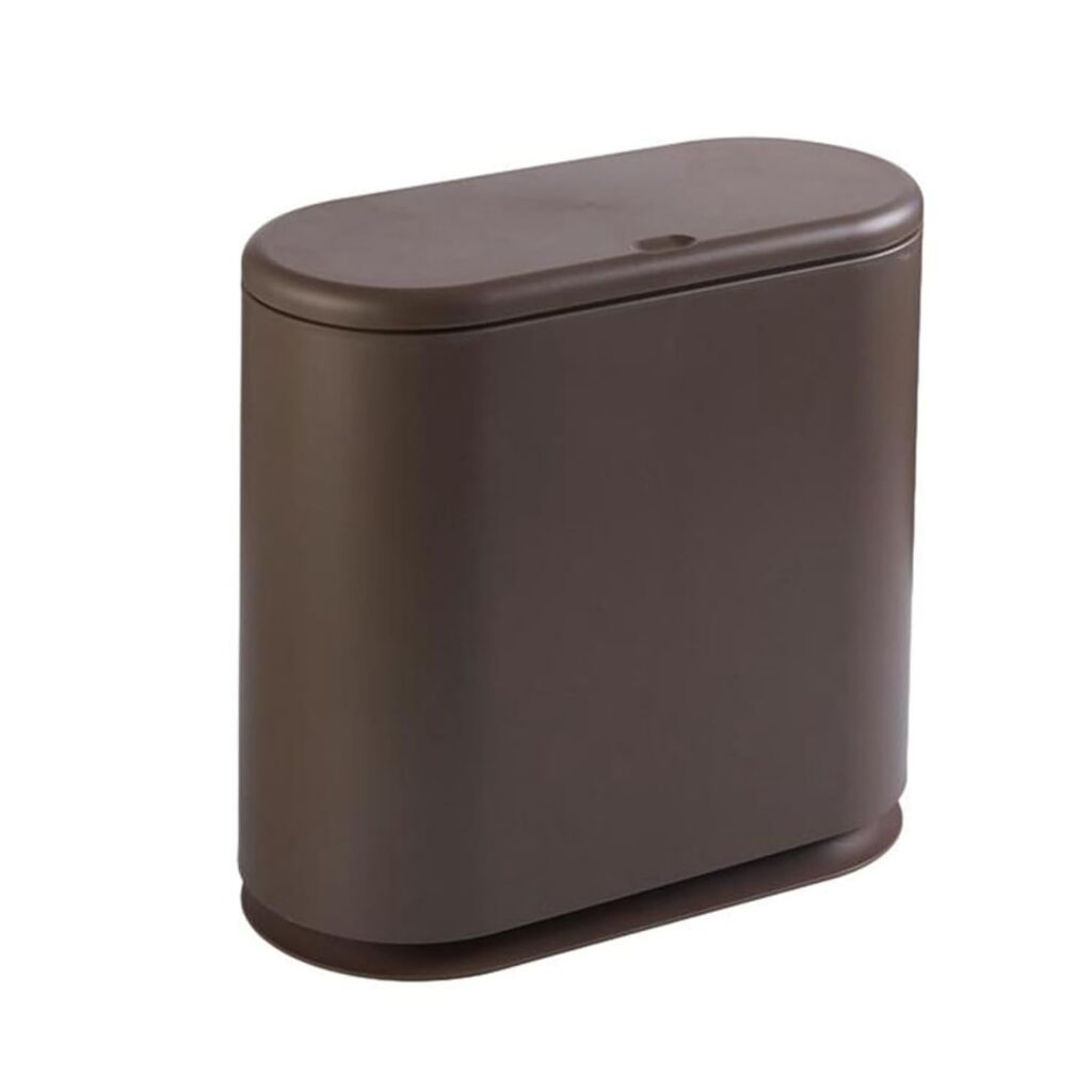 ゴミ箱 ふた付き 8L ダストボックス 丸型 プッシュ式 ごみ箱 スリム おしゃれ 抗菌 消臭 密閉 音無し 部屋 キッチン リビングルーム トイレ 浴室 オフィス用 プラスチック