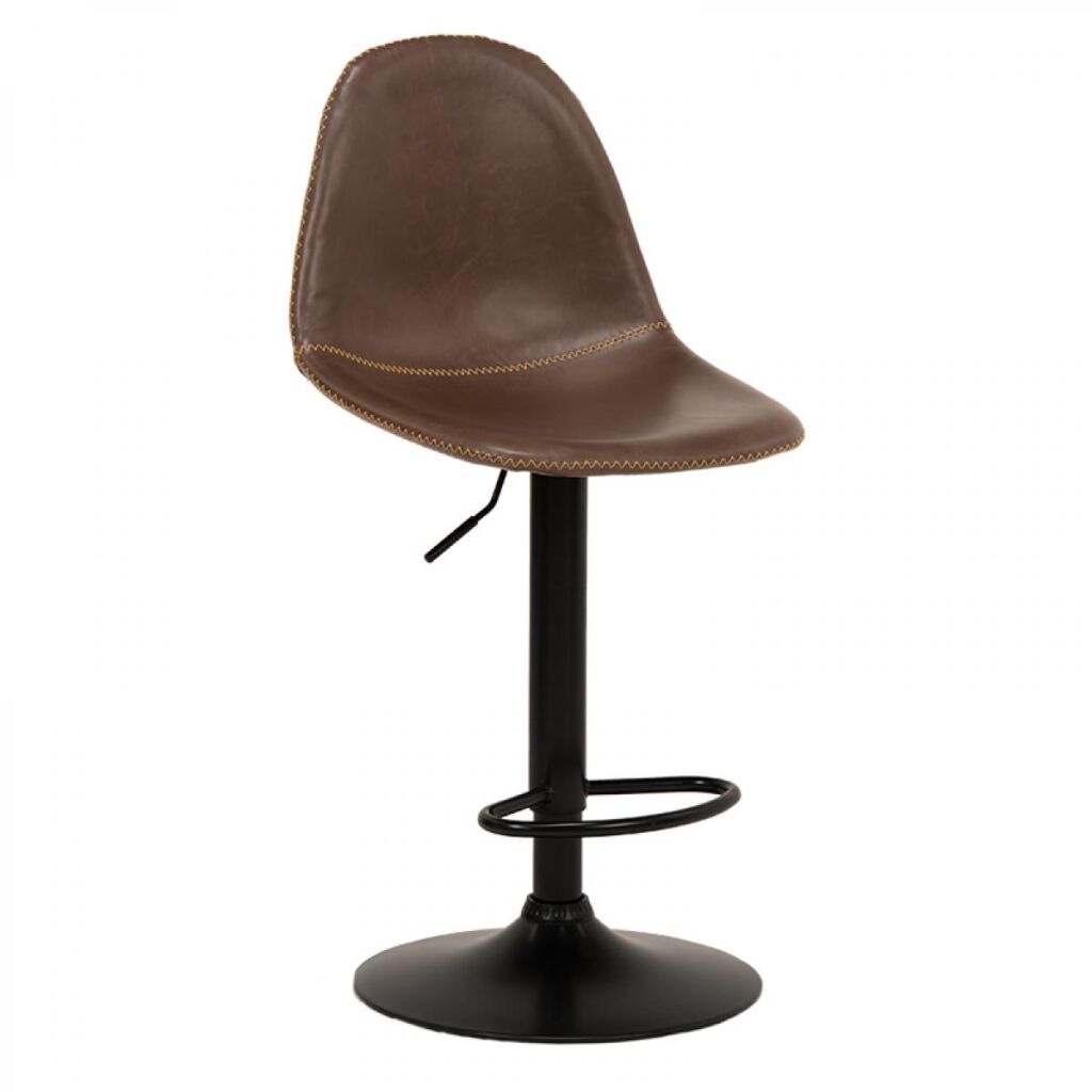 【I】 萩原(Hagihara) LC-4525DBR バーチェア 新生活 インテリア 家具おしゃれ