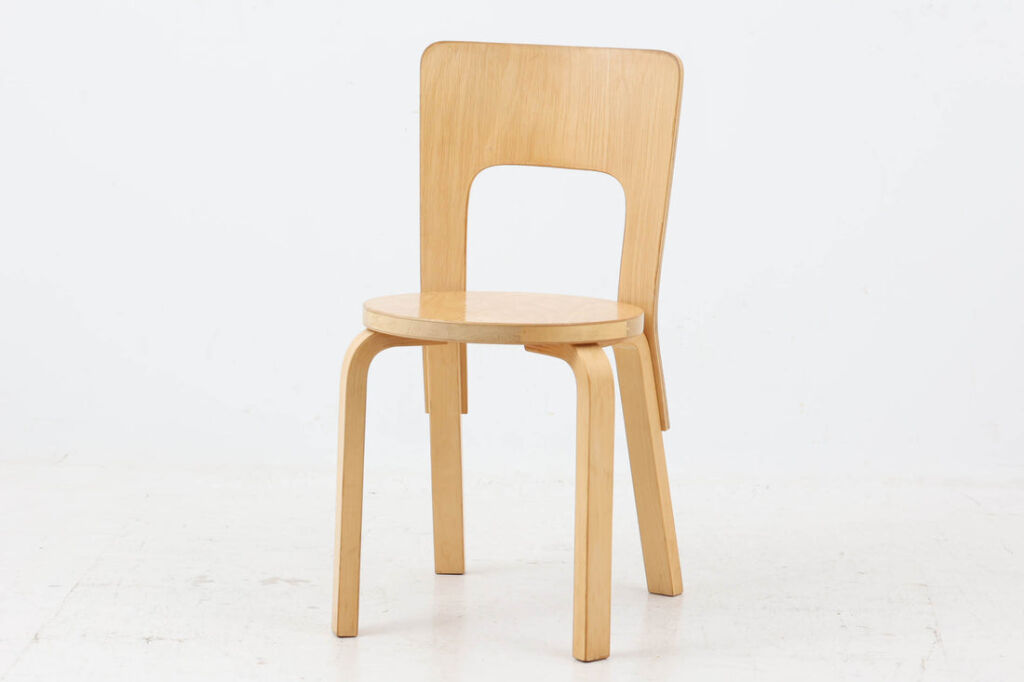Alvar Aalto(アルヴァ・アアルト)　No.66　チェア　北欧家具ビンテージ