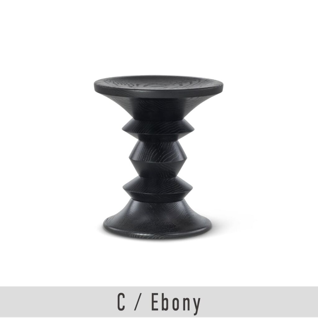 イームズ ターンドスツール / C / エボニー / Eames Turned Stool / チャールズ＆レイ・イームズ / Herman Miller（ハーマンミラー）/ スツール / サイドテーブル / 正規販売店