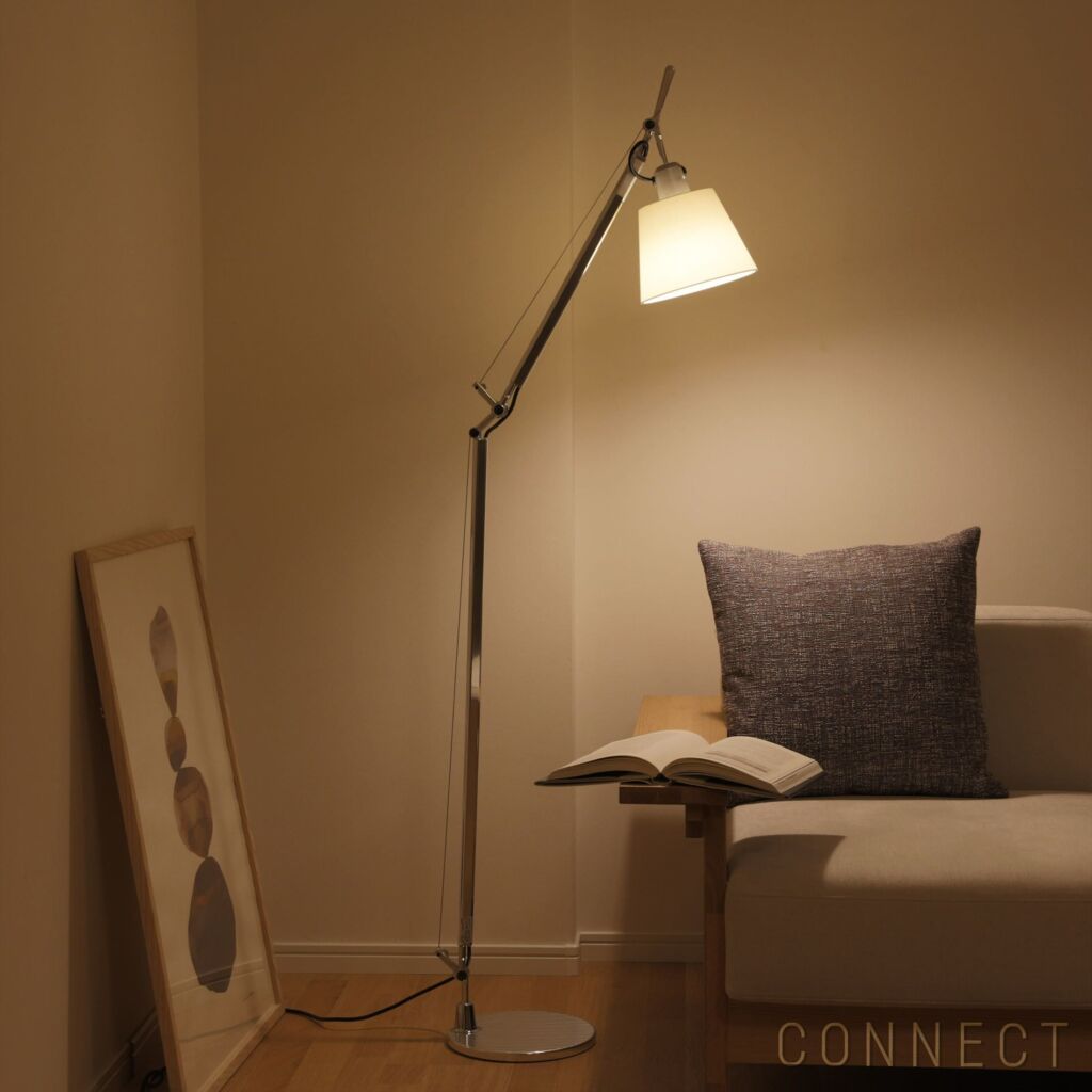 【リビングキャンペーンpt10倍】Artemide（アルテミデ） / Tolomeo Basculante Reading Floor（トロメオ バスクランテ リーディング フロア） / フロアランプ［電球タイプ］