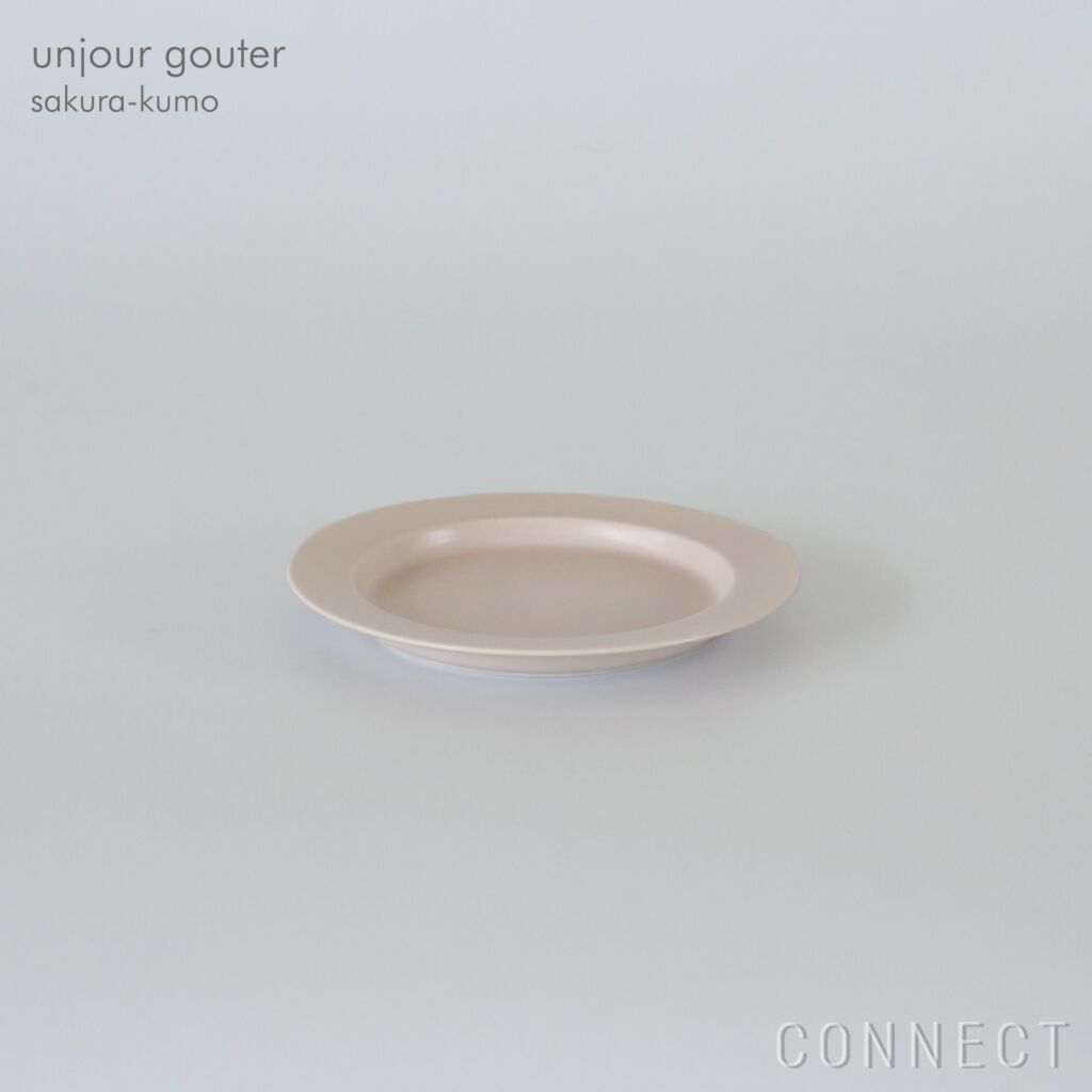 yumiko iihoshi porcelain（イイホシユミコ） / unjour（アンジュール） / gouter plate / サクラ-クモ