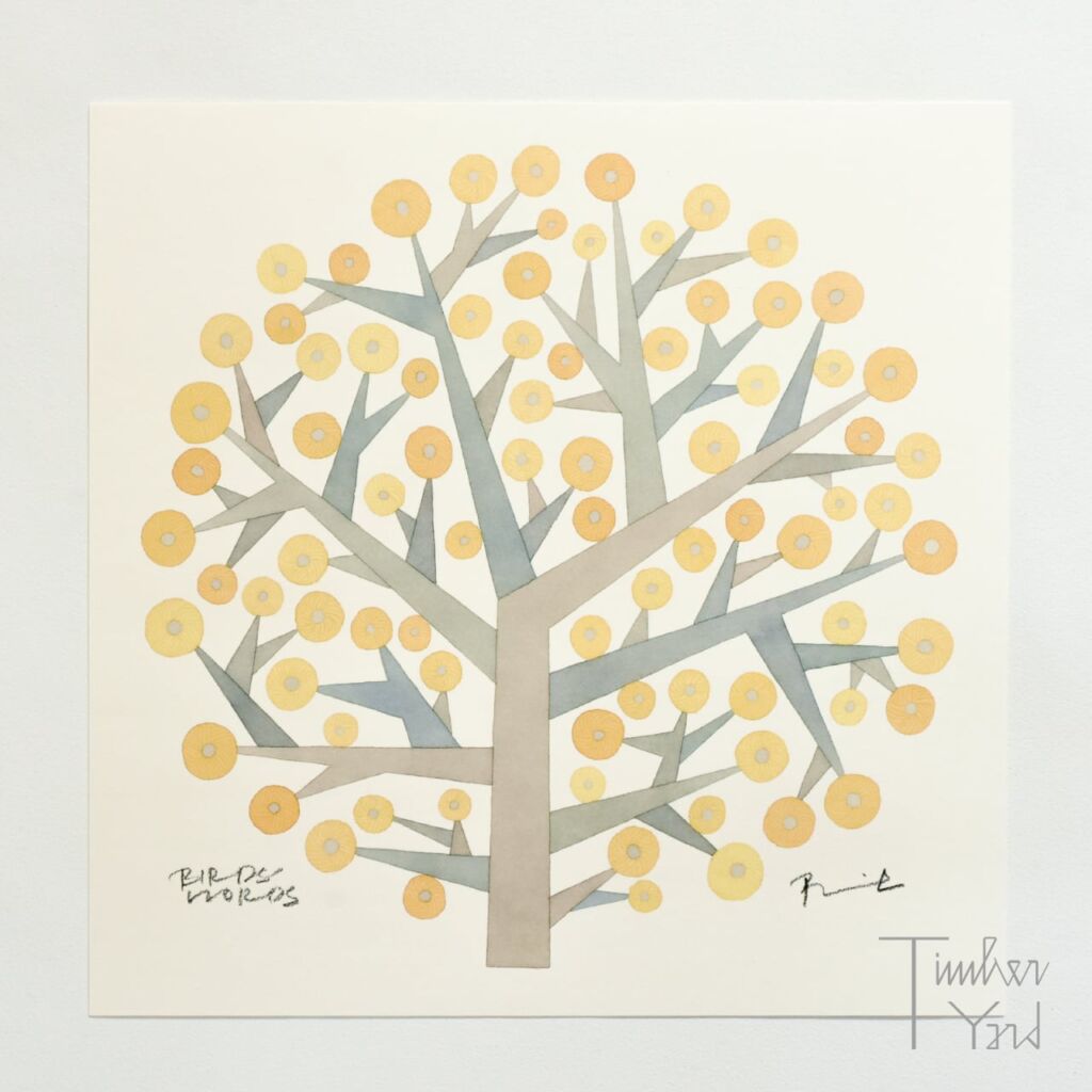 POSTER 30 / TREE OF HOPE / ツリーオブホープ / 正方形 / BIRDS