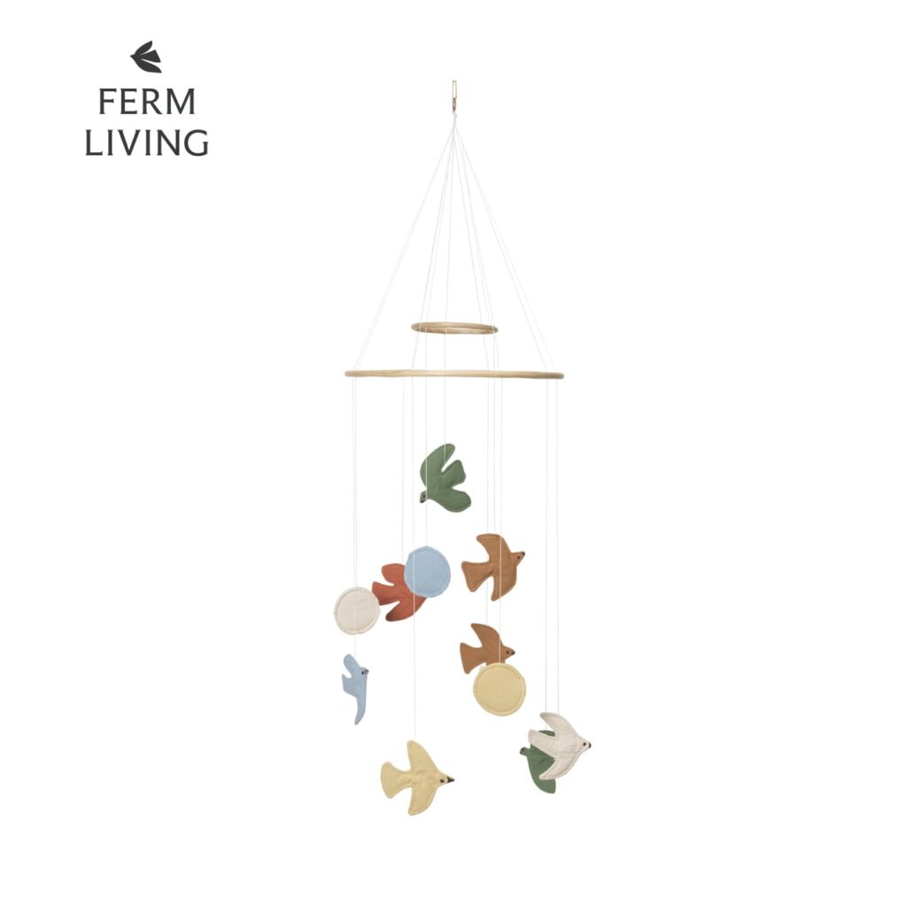 【ONLINE限定】Swif Bird Mobile / Multi / Ferm Living（ファームリビング）/ モビール / キッズ / 正規販売店
