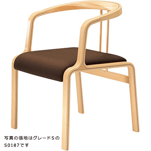 天童木工 T-5395WB-NT アームチェア 張地グレードL ホワイトビーチ (ナチュラル) 【受注生産のため約1か月〜】【代引対象外】