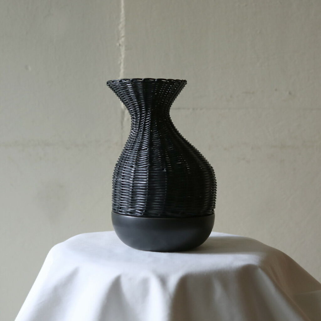 Limited By Studio Cohaku Weave Type02 [Black] (フラワーベース)